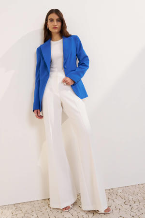 flared pantalon wit