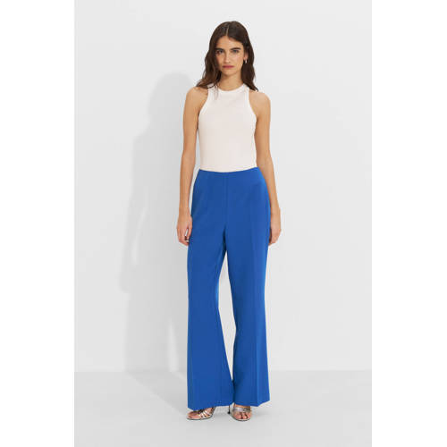 Ruby wide leg pantalon blauw afbeelding