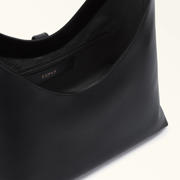 thumbnail: Furla leren schoudertas Goccia M zwart