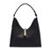 Furla leren schoudertas Goccia M zwart