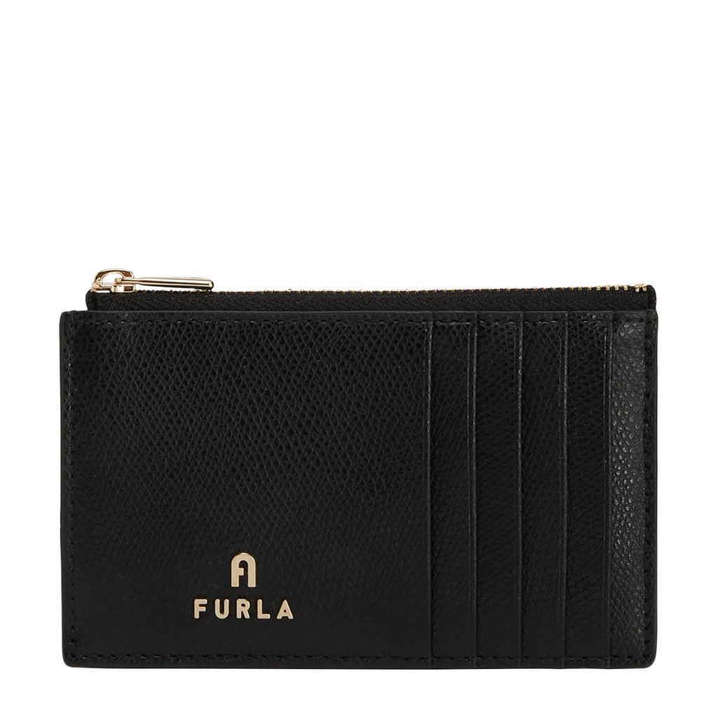 Furla leren pasjeshouder Camelia M zwart