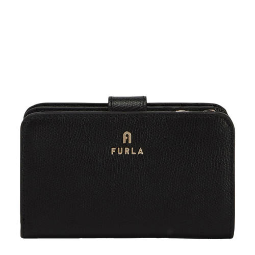Furla leren portemonnee Camelia Compact M zwart afbeelding