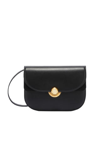  leren crossbody tas Sfera S zwart