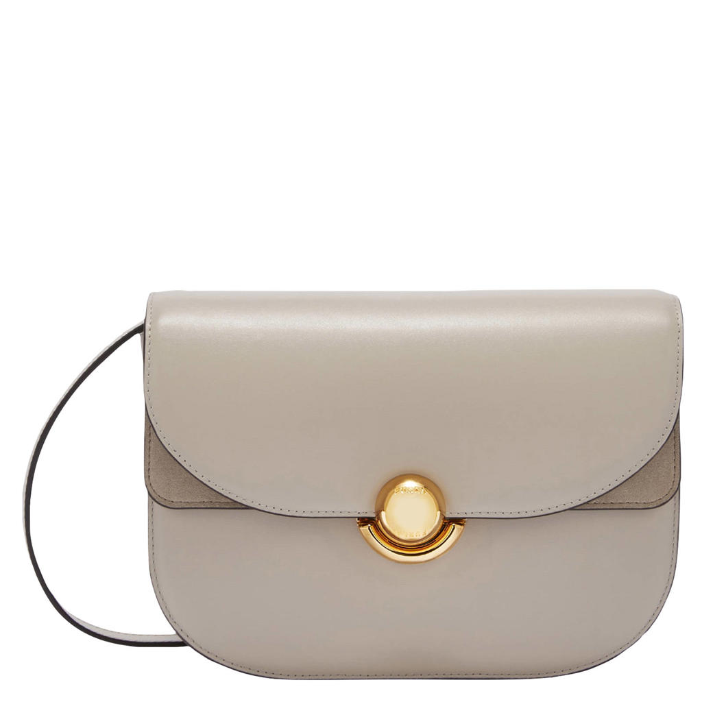 Furla leren crossbody tas Sfera S beige
