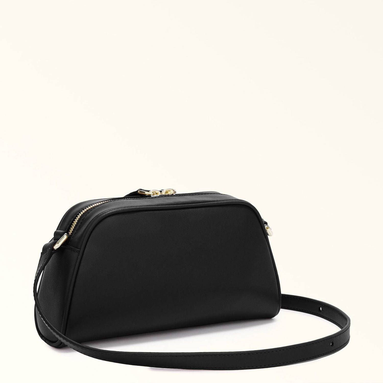 Furla leren crossbody tas Goccia Mini zwart