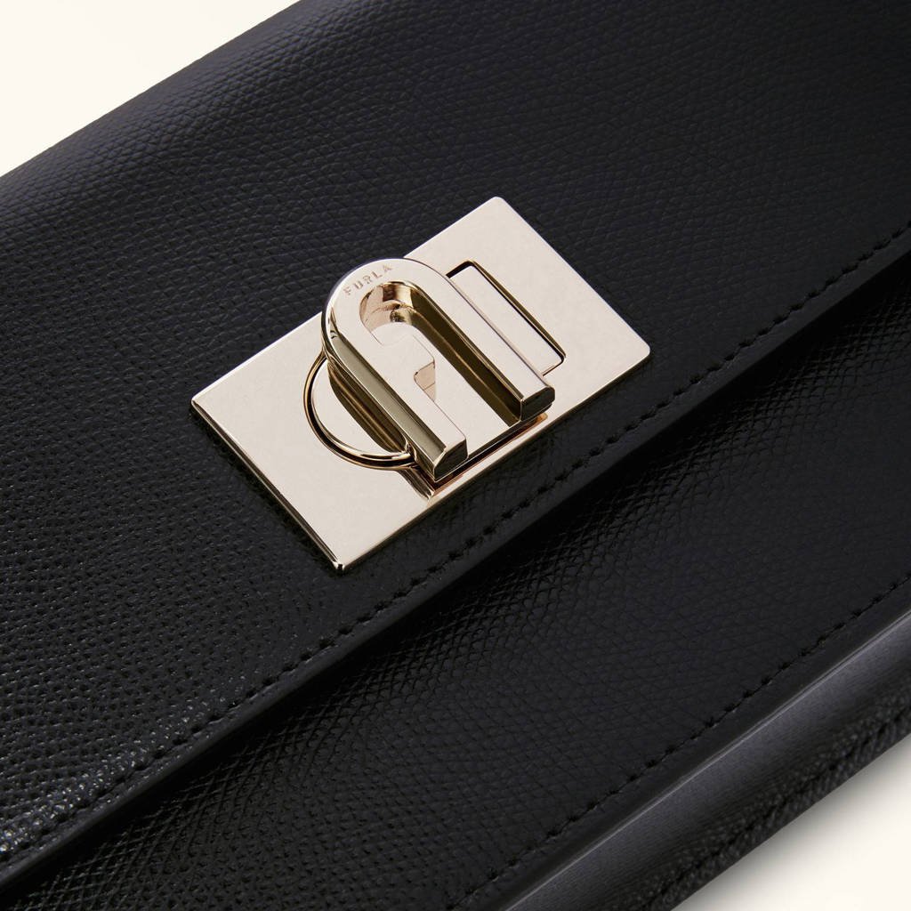 Crossbody Tas Furla Zwarte Tas Furla Leren Crossbody Tas 1927 Mini