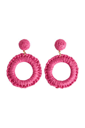 oorbellen ONLYYVONNE fuchsia