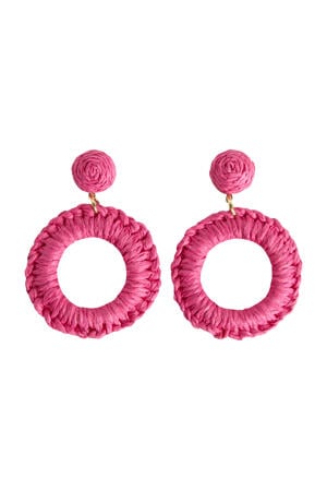oorbellen ONLYYVONNE fuchsia