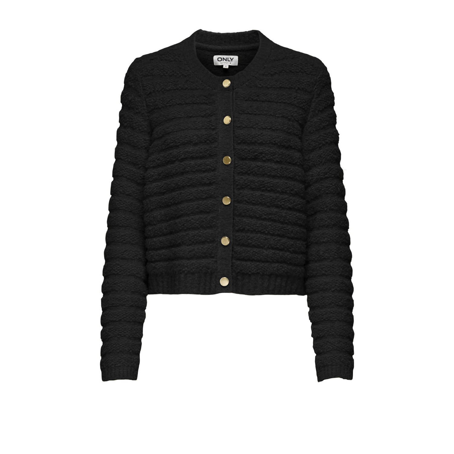 ONLY gebreid vest zwart