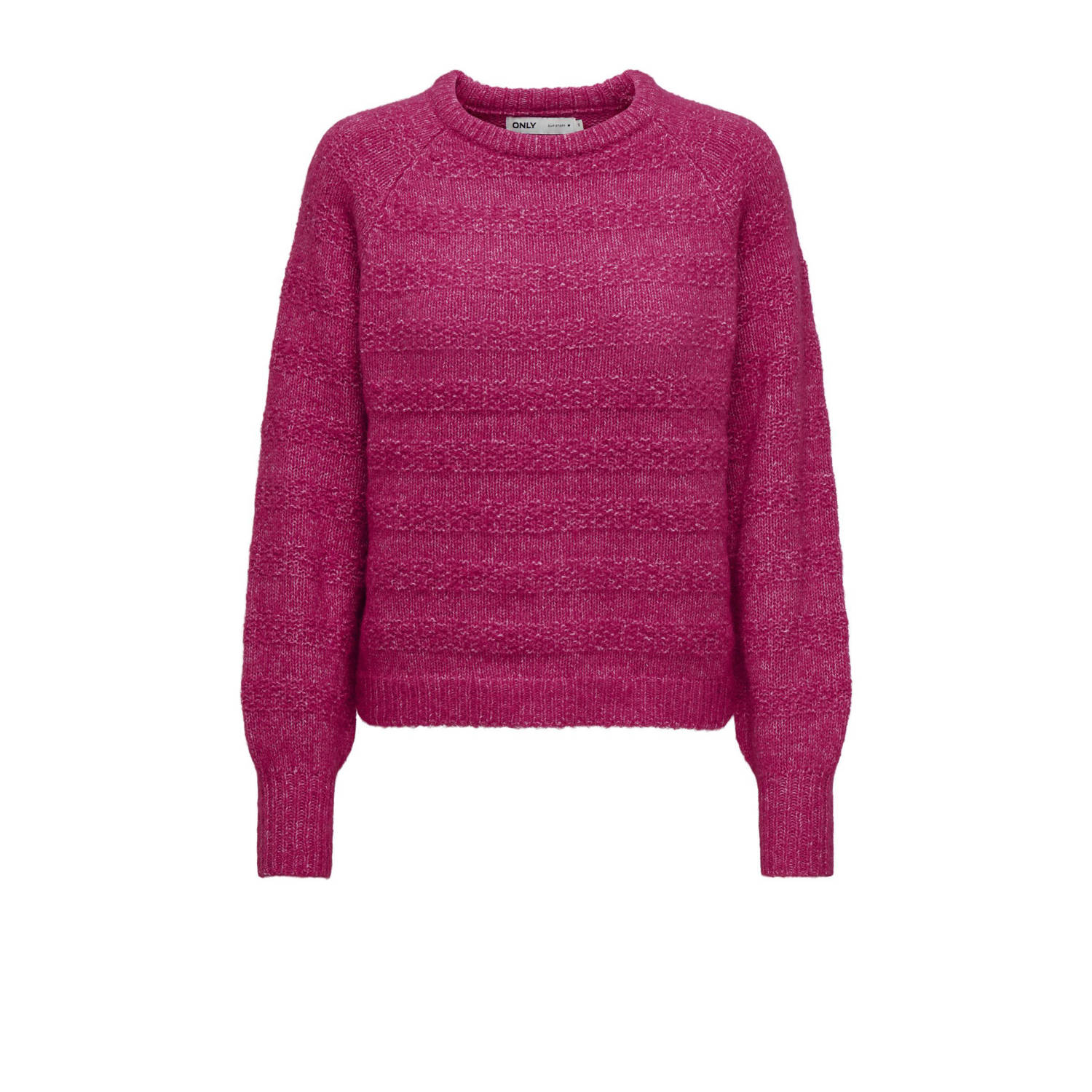Only Rosa Polyester Pullover Dames Sweatshirt Pink Dames