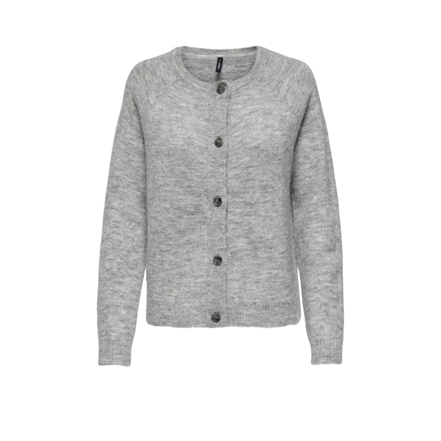 ONLY vest ONLALLISON met wol lichtgrijs