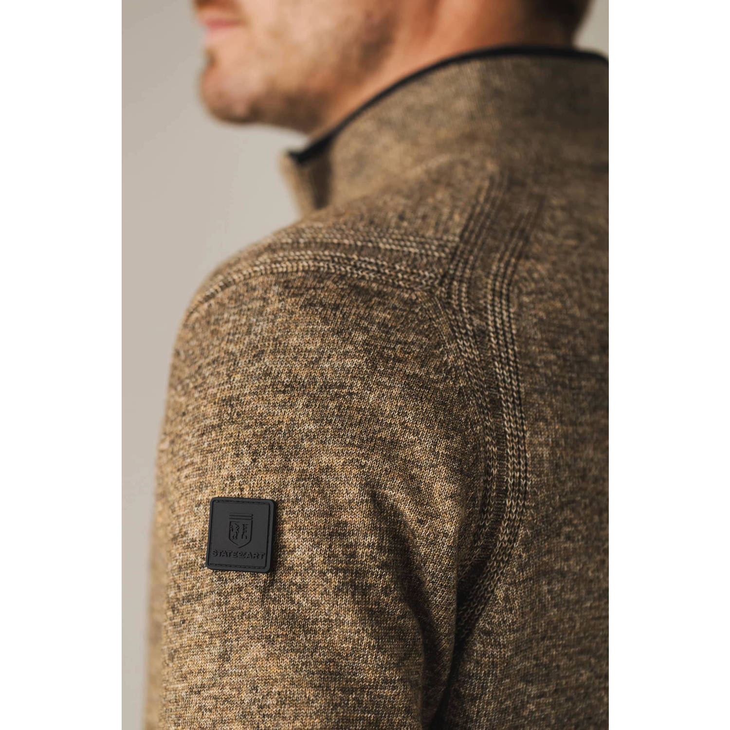 State of Art gebreide trui beige