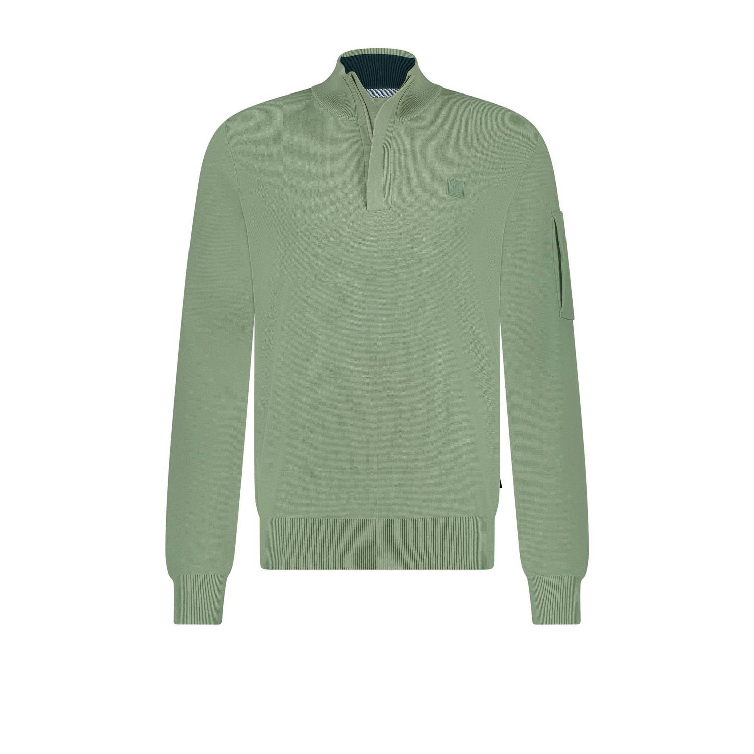 State of Art Sportzip Pullover Green Heren