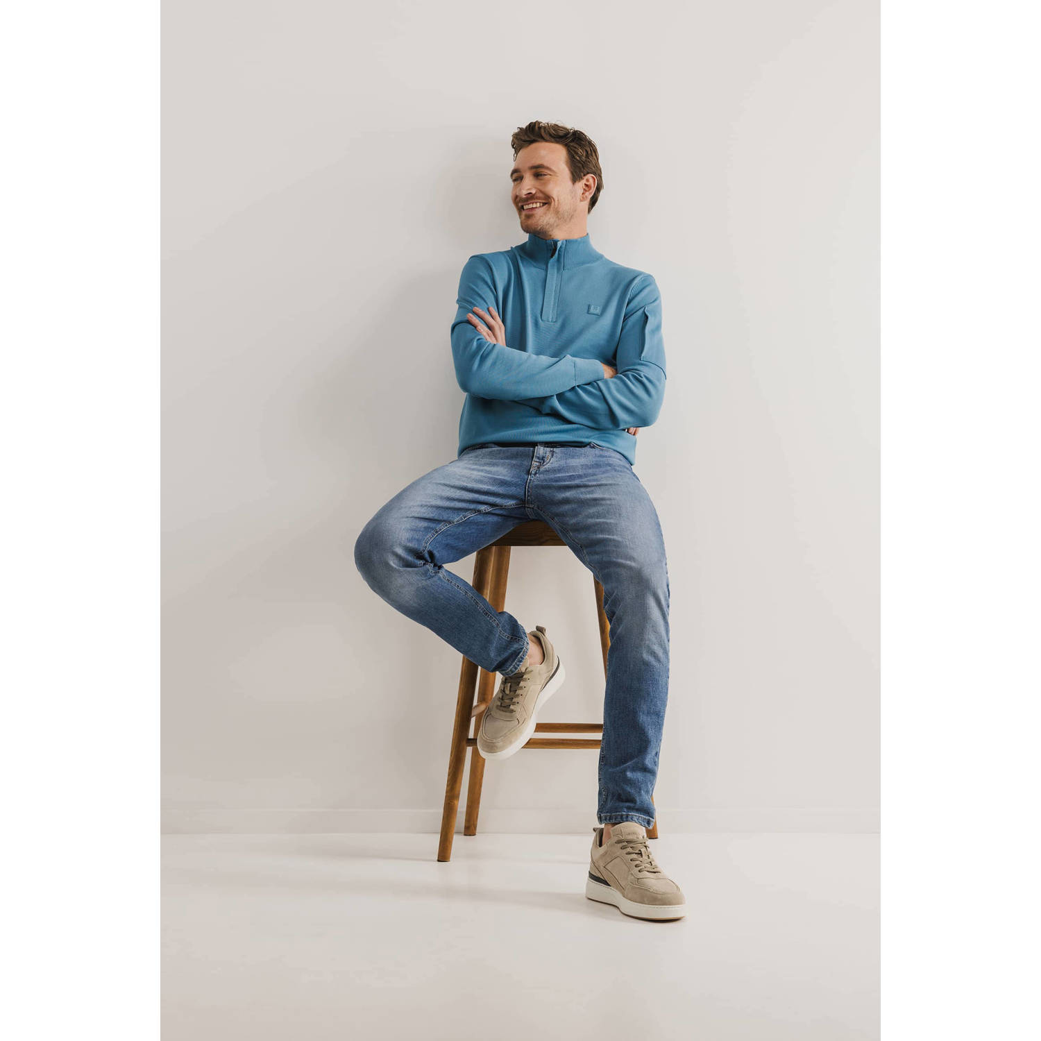 State of Art pullover blauw