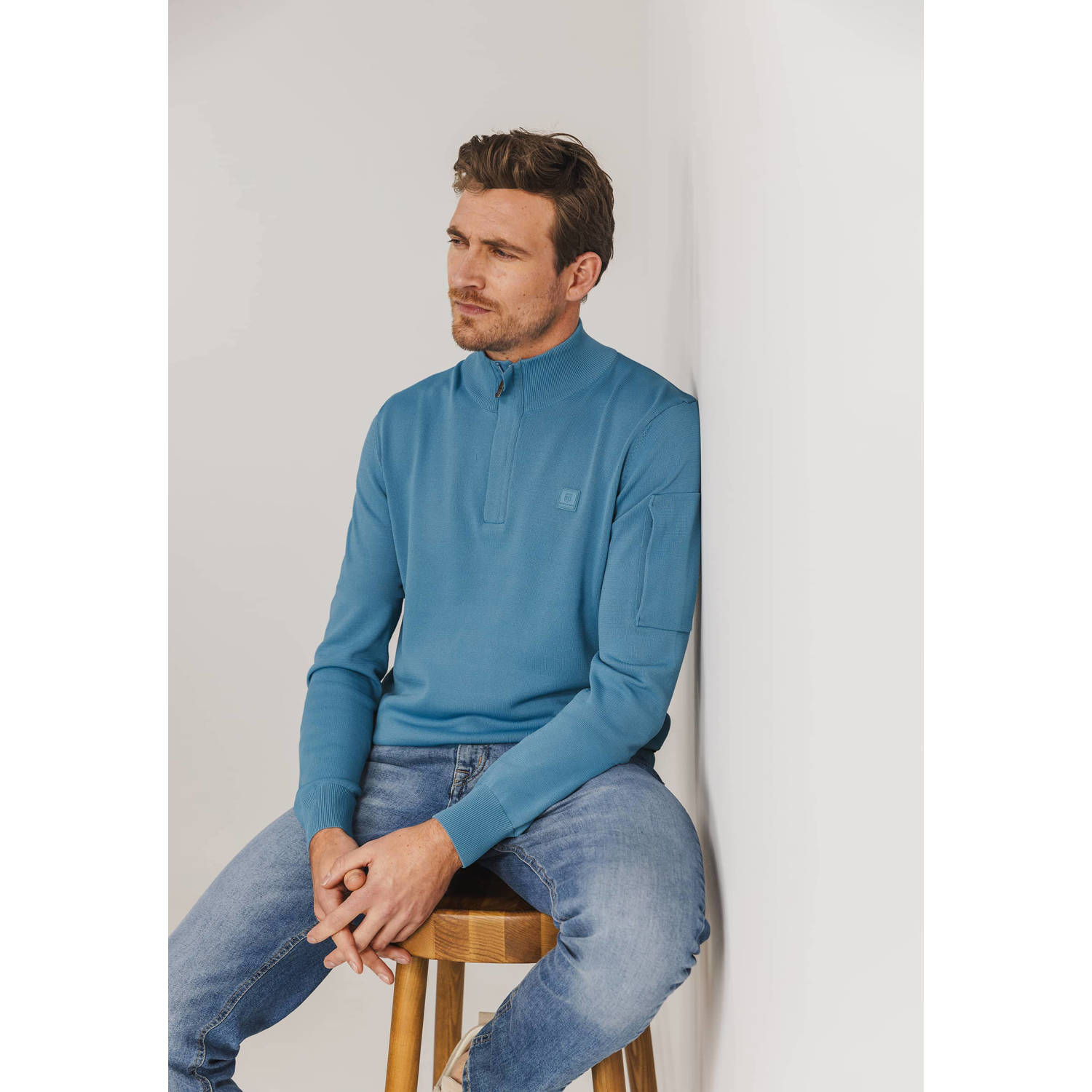 State of Art pullover blauw
