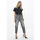 ONLY regular waist slim fit jeans grey denim