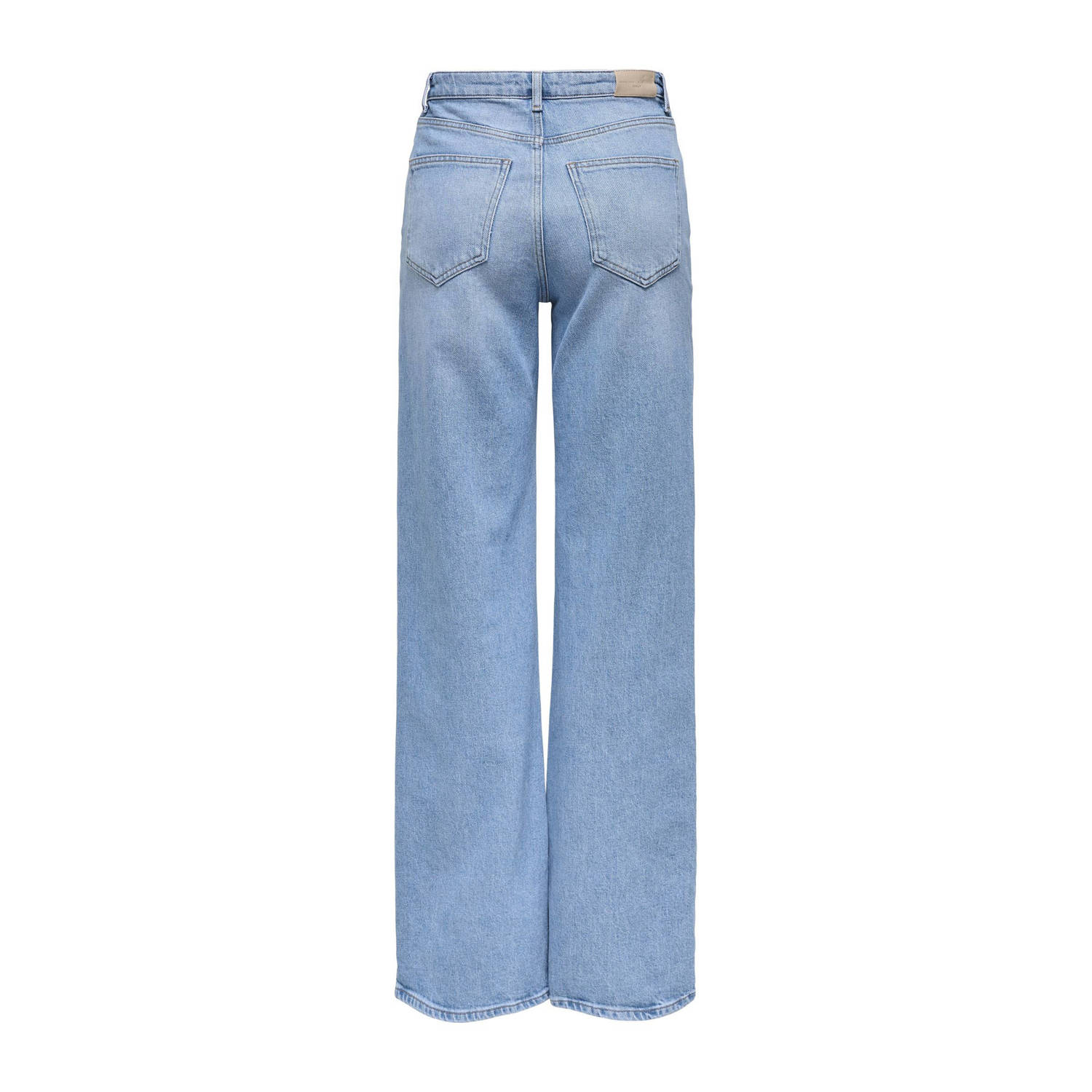 ONLY high waist wide leg jeans light blue denim