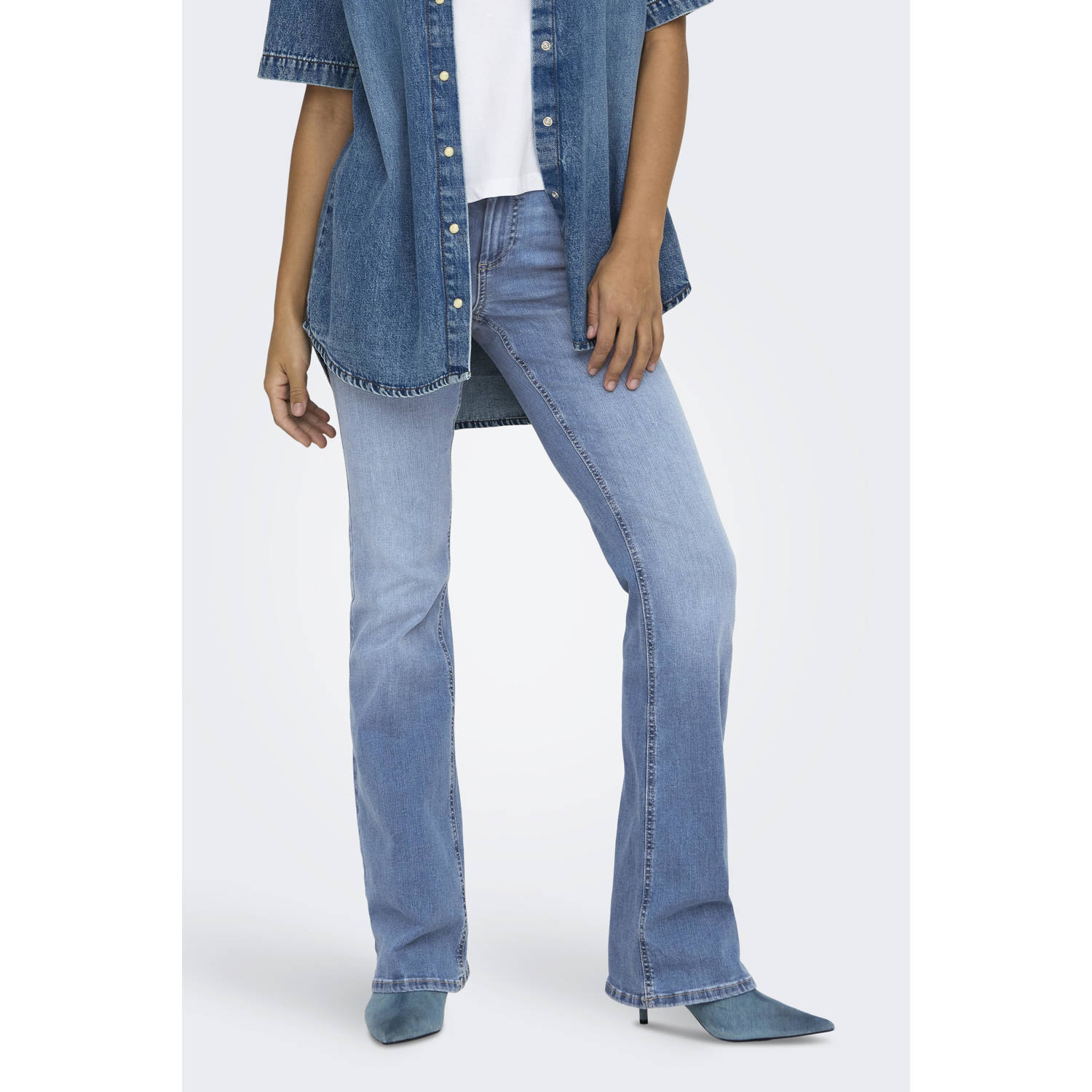Only Skinny fit jeans ONLBLUSH MW BACK POCK FLA TAI222 DNMNOOS