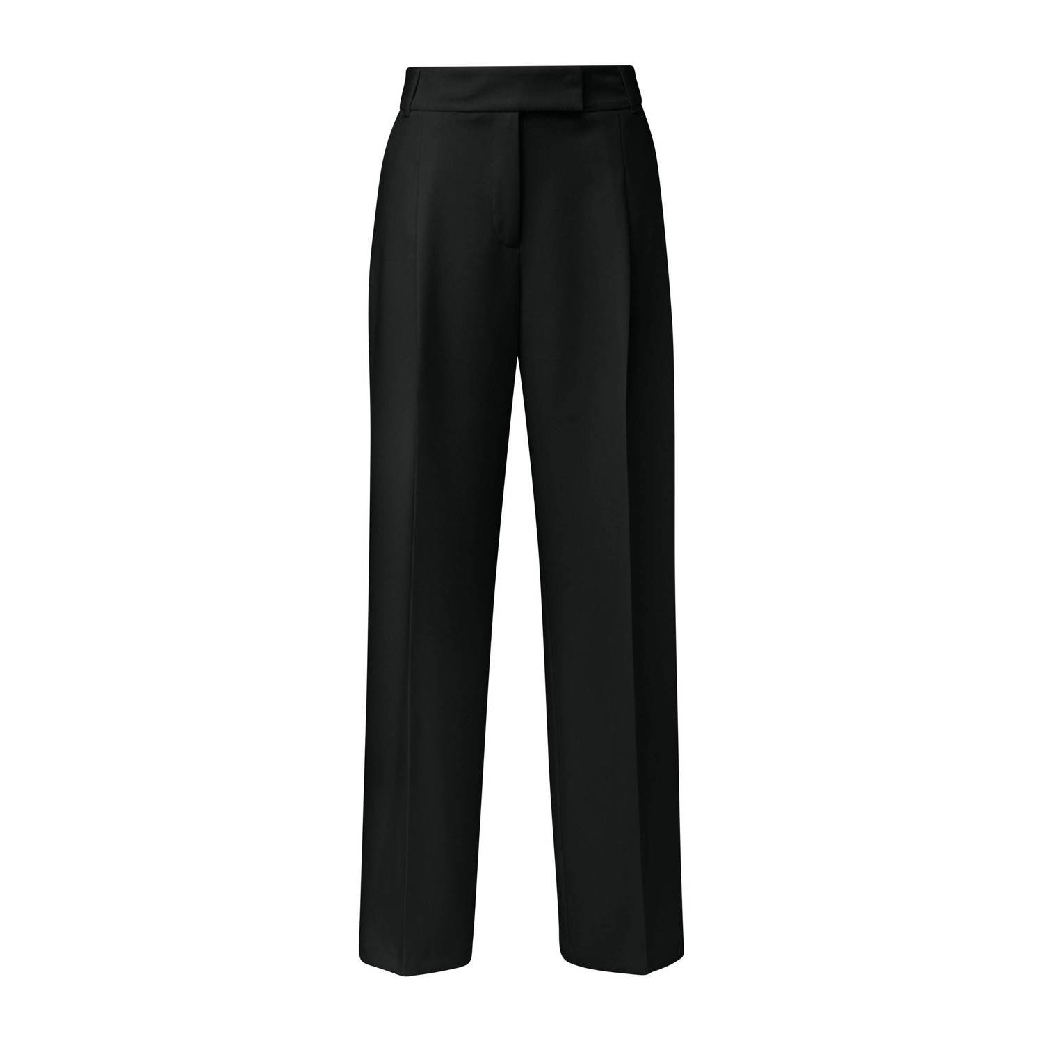 S.Oliver BLACK LABEL wide leg pantalon zwart