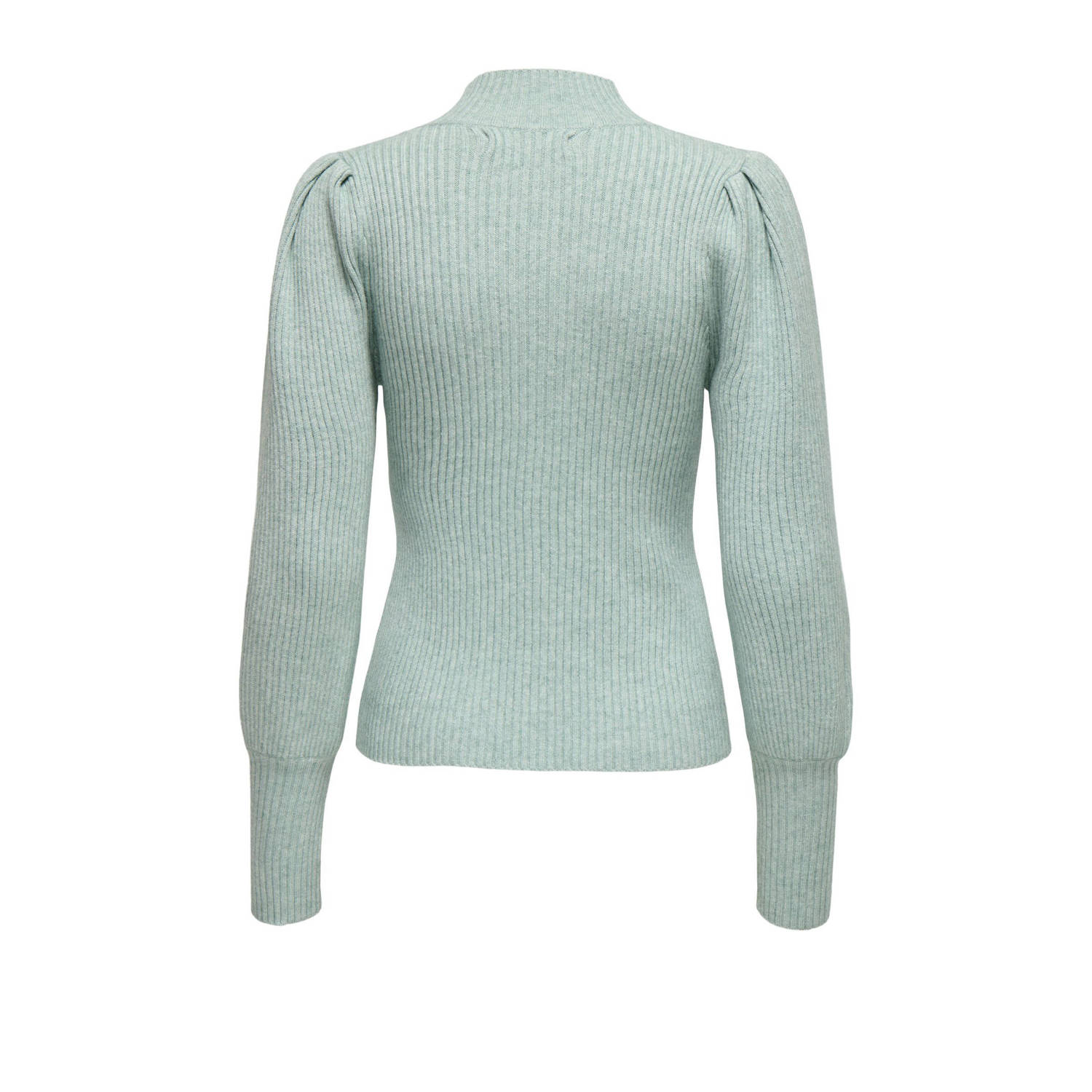 ONLY pullover grijsgroen gebreid