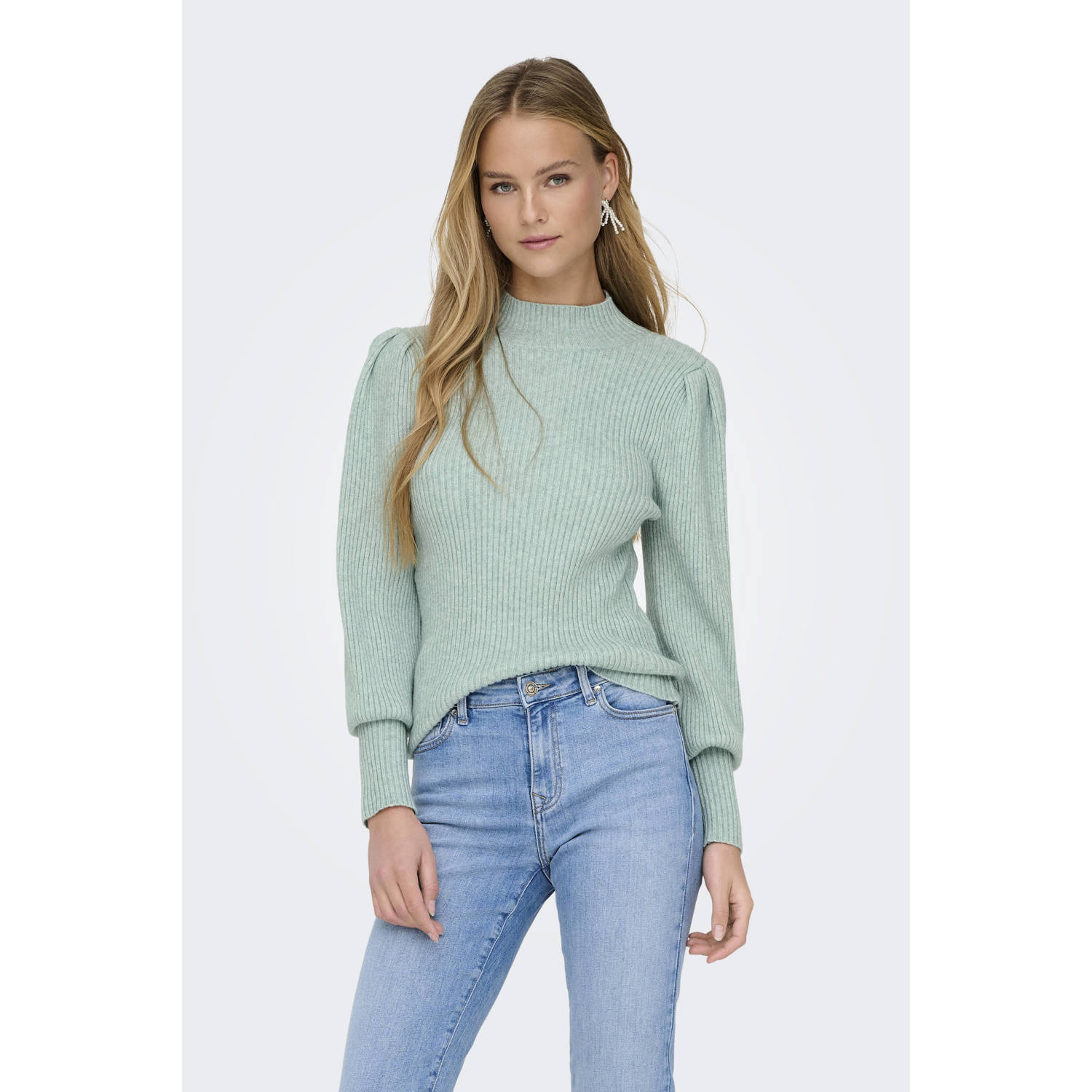 Only Gebreide trui ONLKATIA L S HIGHNECK PULLOVER KNT NOOS