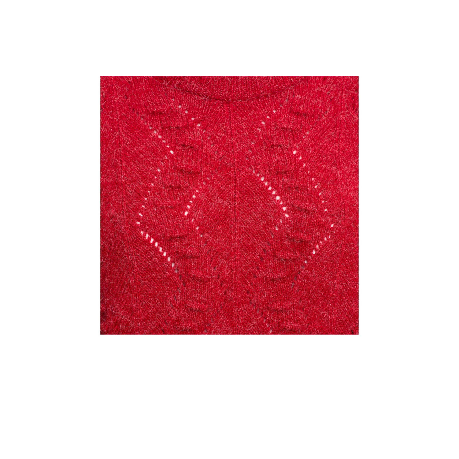 &Co Woman gebreide trui rood