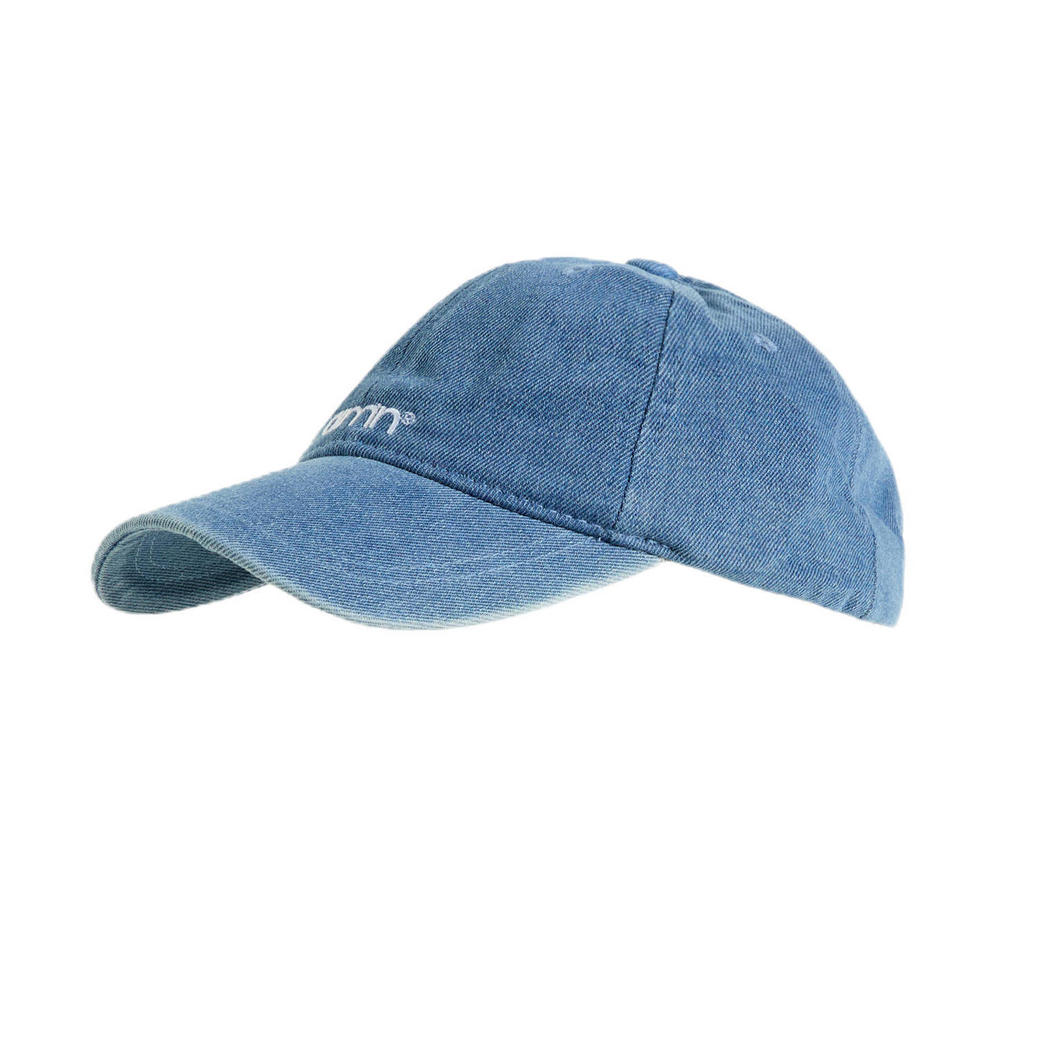 Aim'n denim pet met logo blauw