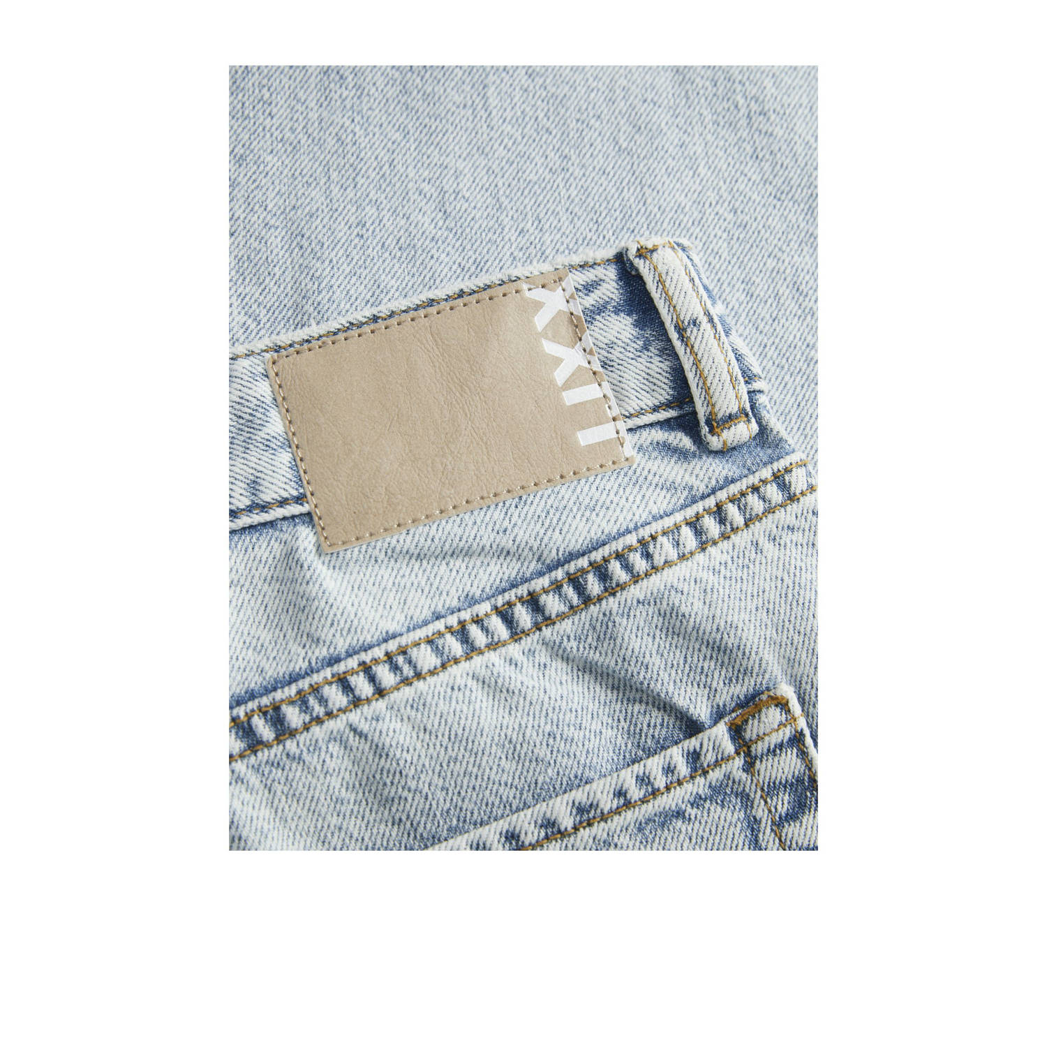 JJXX high waist wide leg jeans light blue denim
