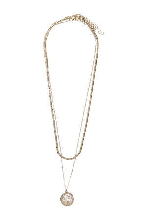 ketting ONLRITA - set van 2 goudkleurig