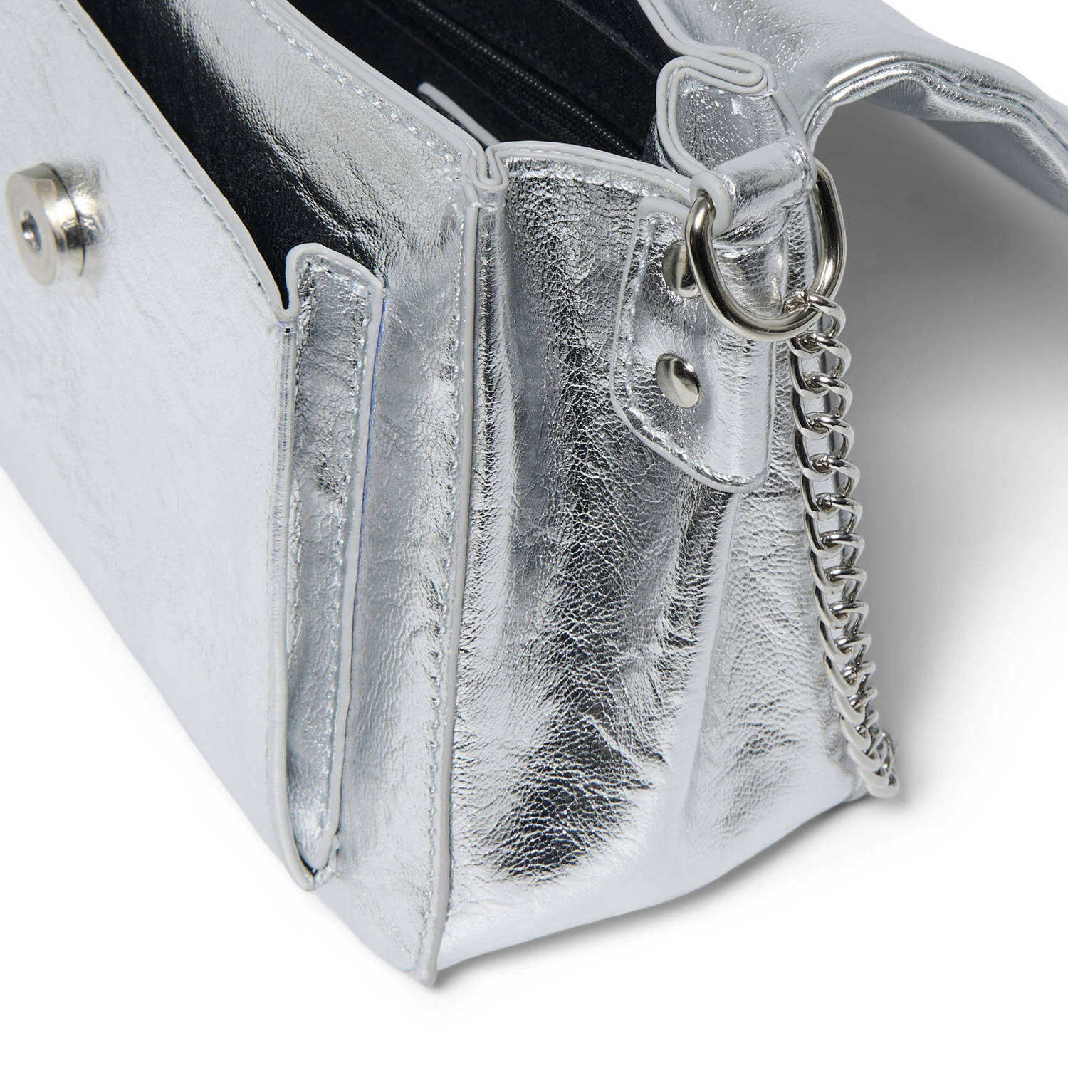 ONLY crossbody tas ONLJEANNIE zilverkleurig