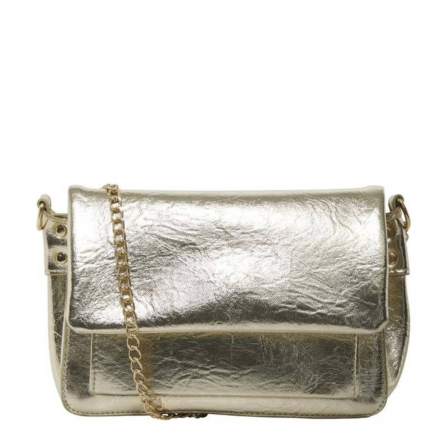 ONLY crossbody tas ONLJEANNIE goudkleurig