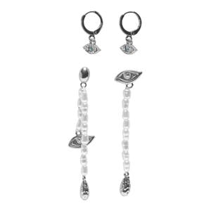 oorbellen ONLGAMZE - zilverkleurig (set van 2)