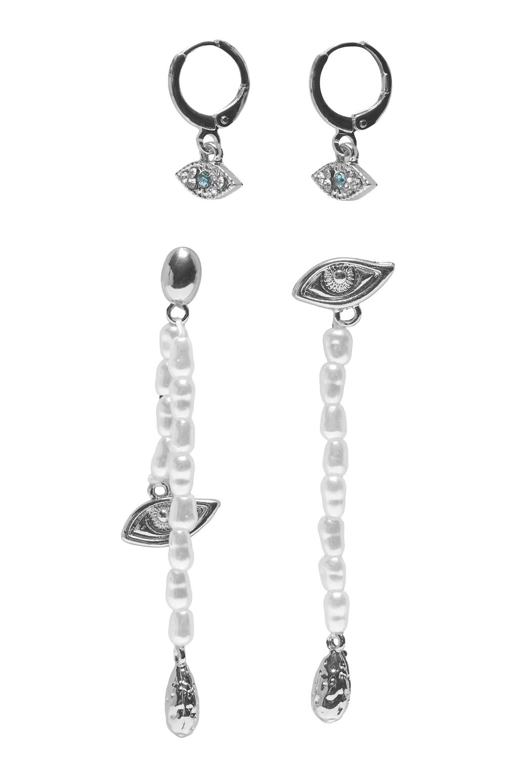 ONLY oorbellen ONLGAMZE - zilverkleurig (set van 2)