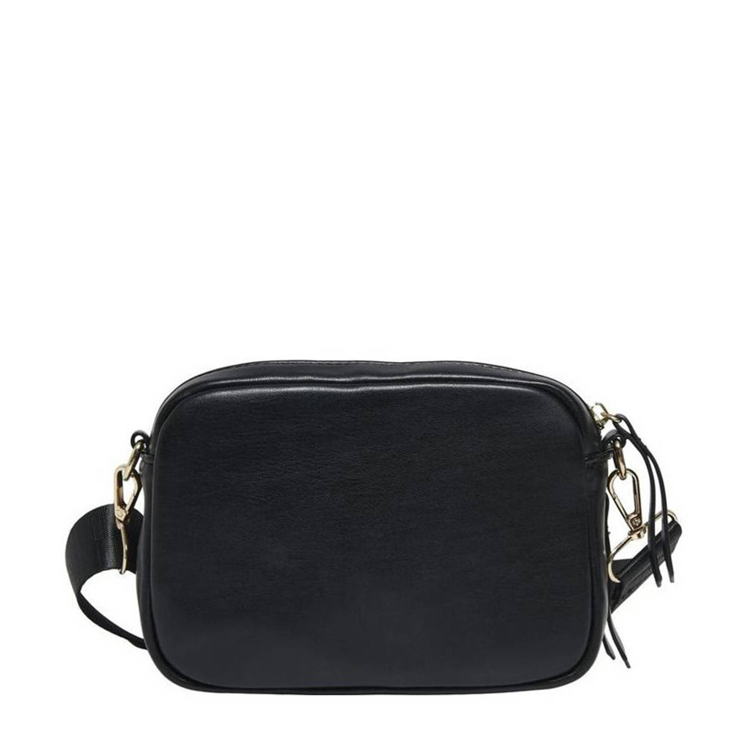 ONLY doorgestikte crossbody tas ONLPOPPY zwart