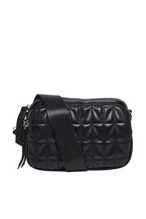  doorgestikte crossbody tas ONLPOPPY zwart