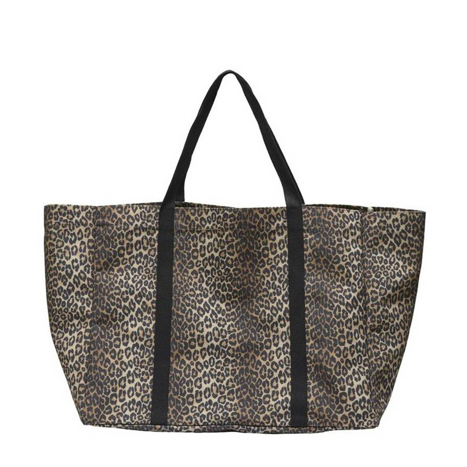 ONLY shopper ONLLIZ met panterprint bruin