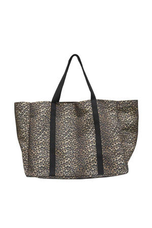  shopper ONLLIZ met panterprint bruin