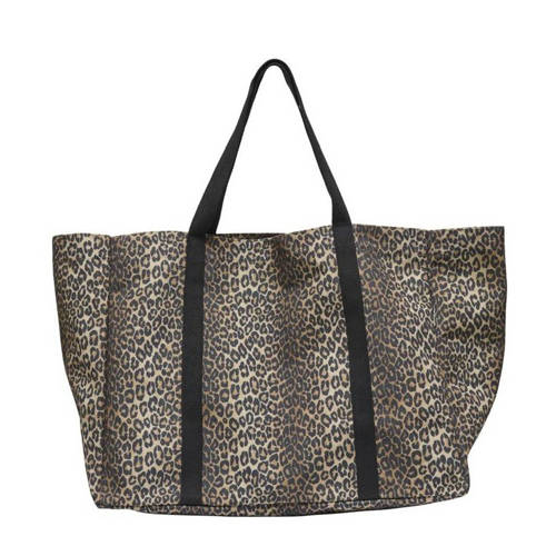 ONLY shopper ONLLIZ met panterprint bruin afbeelding