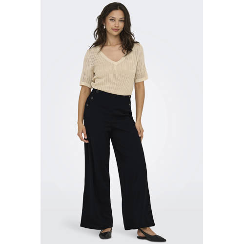 JDY straight fit broek zwart afbeelding