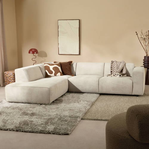 NOUS Living hoekbank links Aaris - Beige