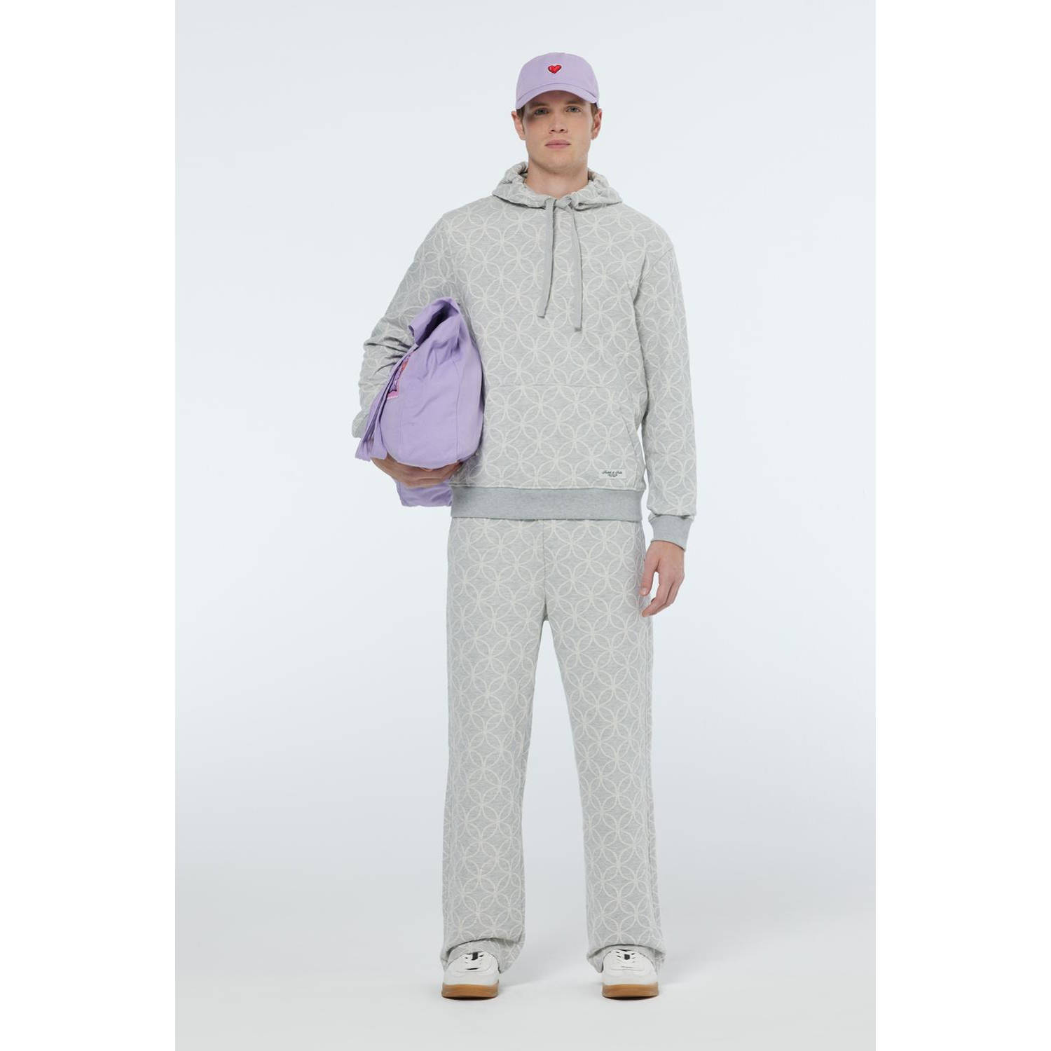 Scotch & Soda hoodie lichtgrijs
