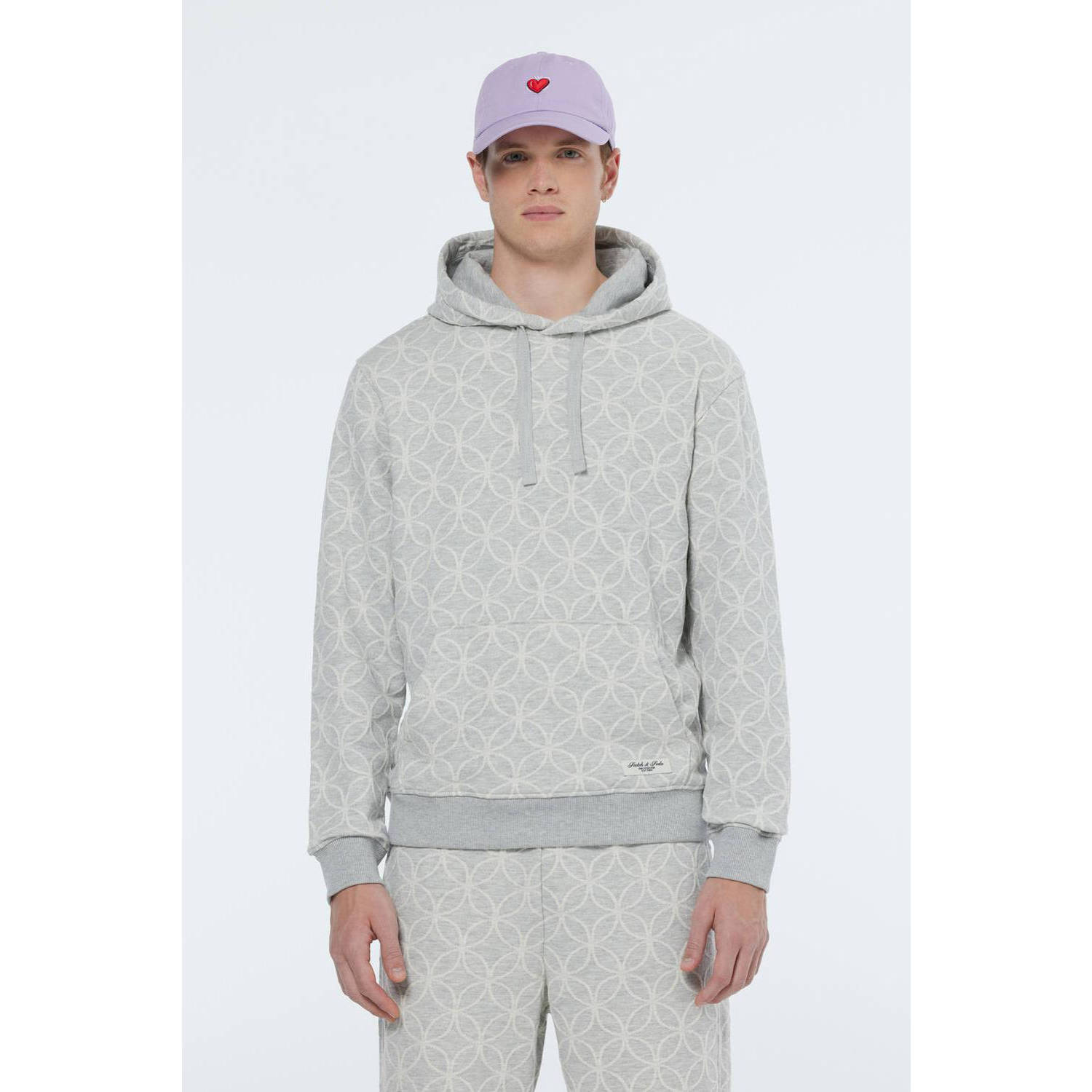 Scotch & Soda hoodie lichtgrijs