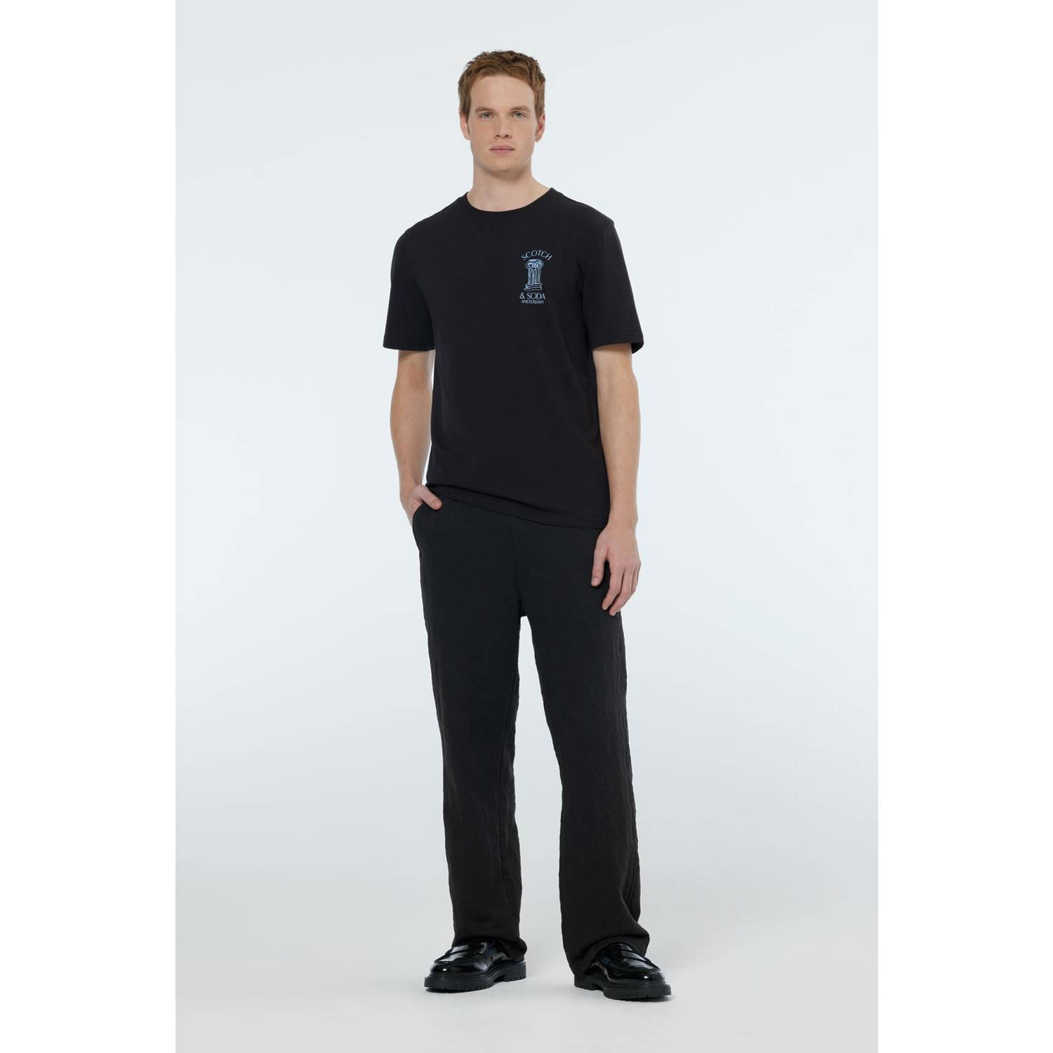 Scotch & Soda T-shirt zwart