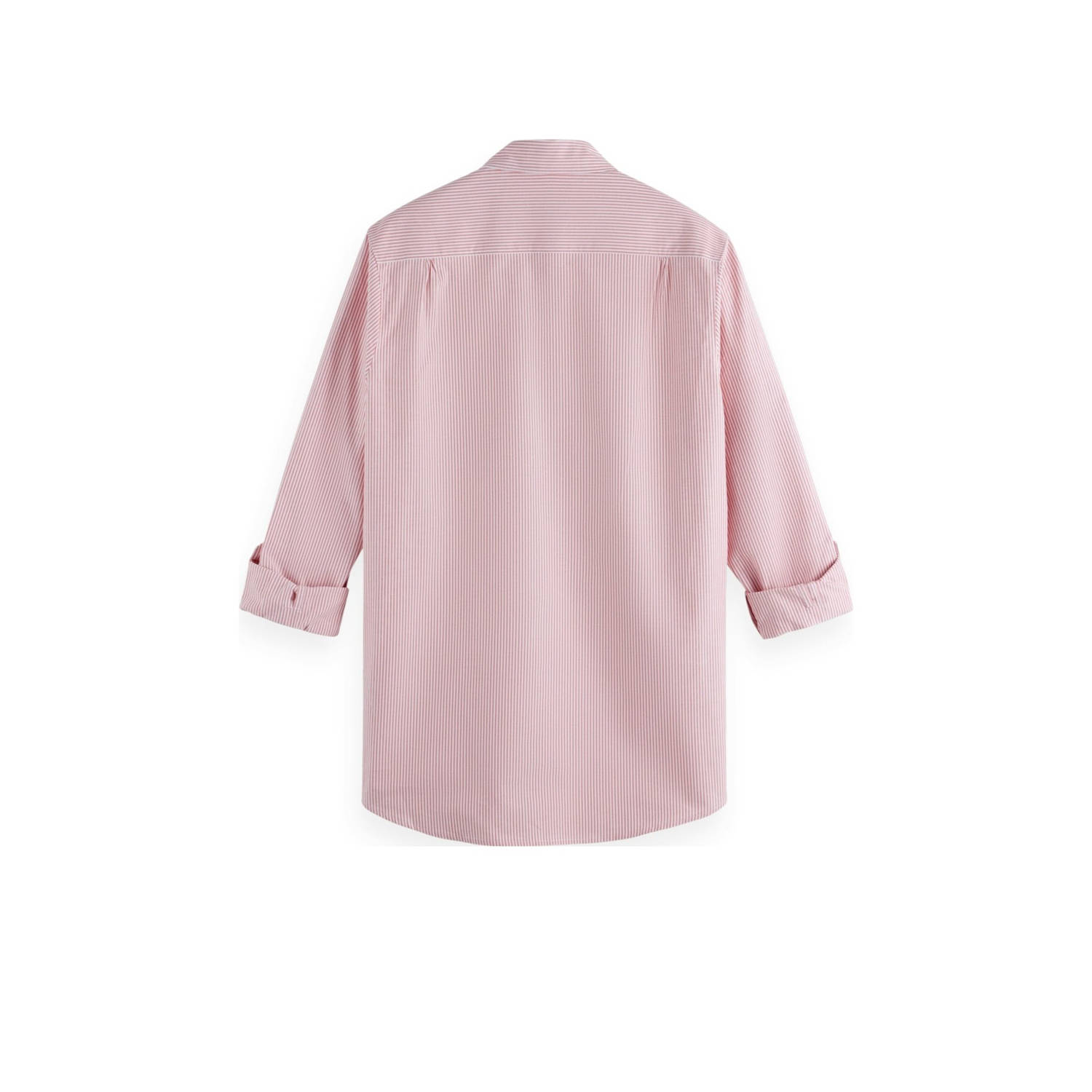Scotch & Soda casual overhemd roze