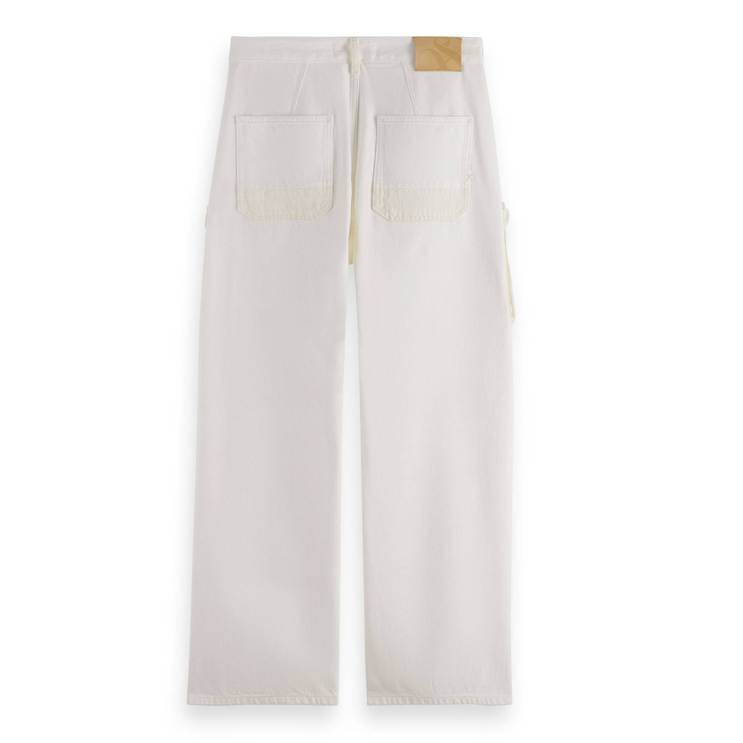 Scotch & Soda The Daze loose fit cargo broek wit