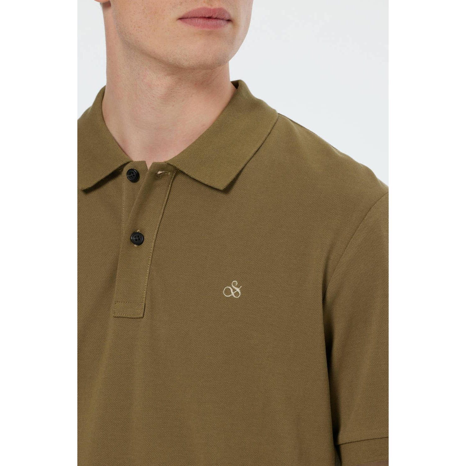 Scotch & Soda polo bruin