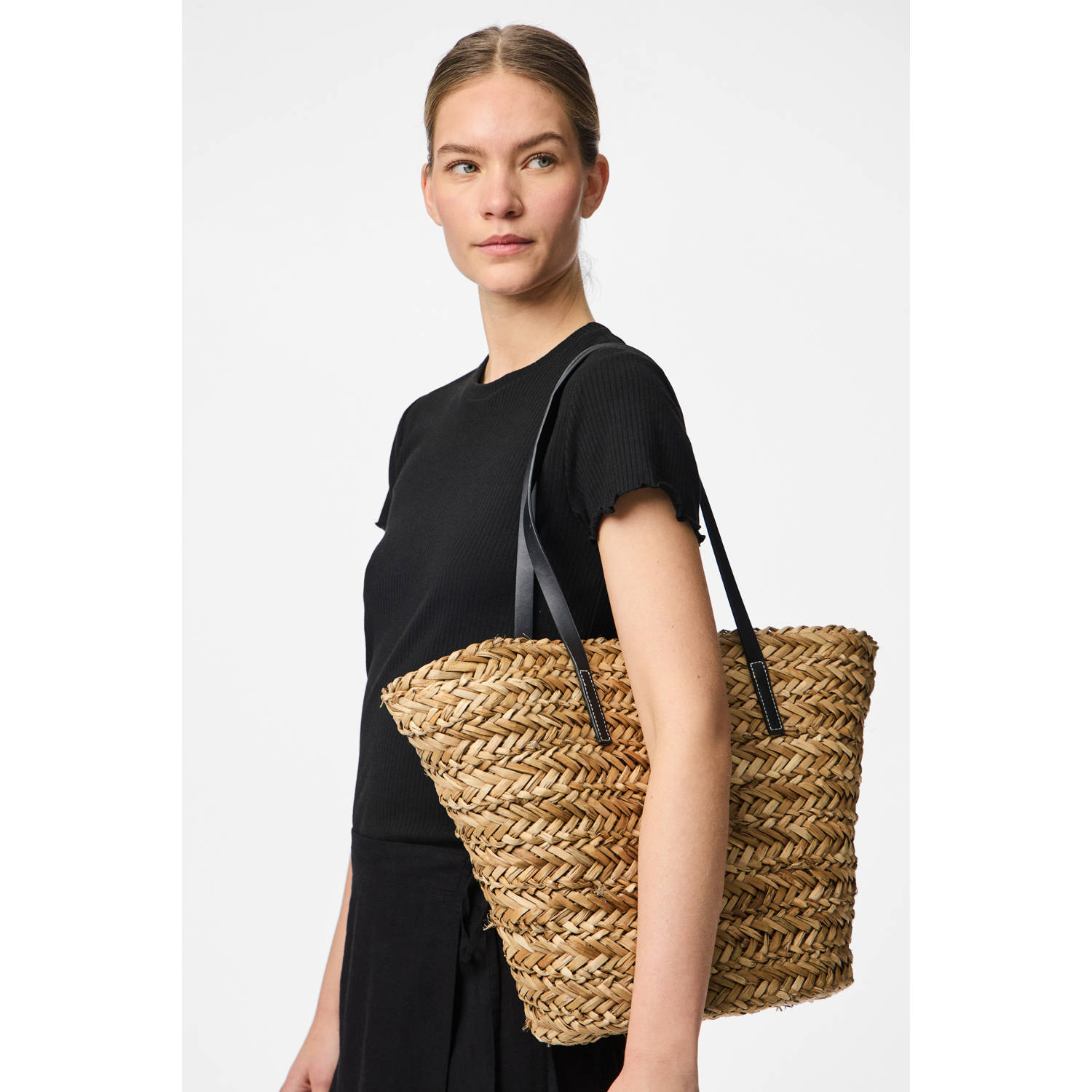 PIECES shopper PCKISA naturel