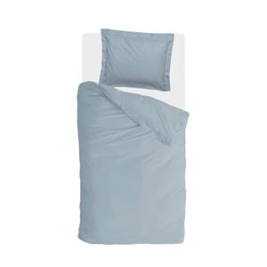 percaline dekbedovertrek 1-persoons blauw (140x220 cm)