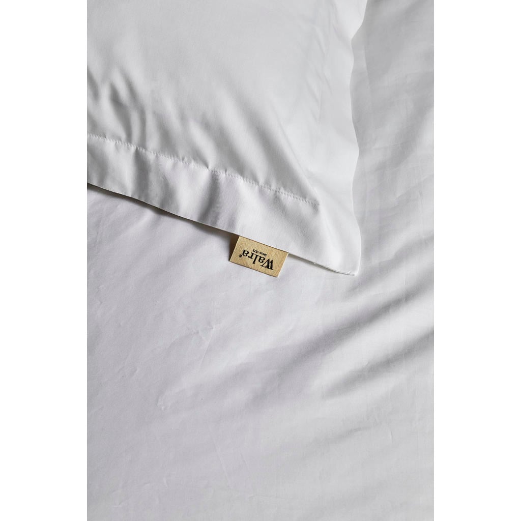 Walra percale katoenen dekbedovertrek lits-jumeaux wit (240x220 cm)