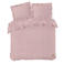 Dindi Home katoenen dekbedovertrek 2-persoons roze met ruffles (200x220 cm)